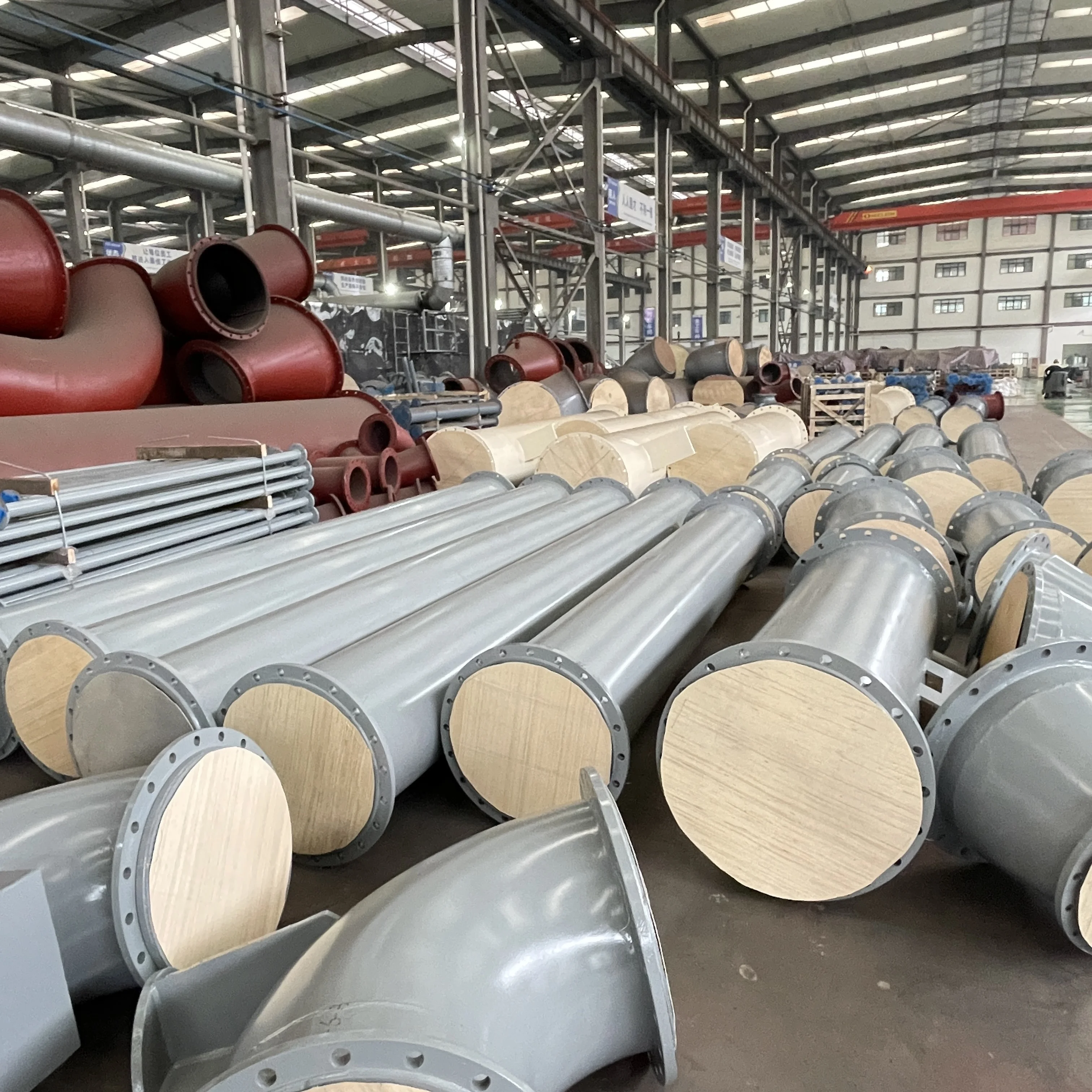 Dn50-Dn1400 The Length Can Be Customized 2m-12m Tailings pipeline Ceramic Lining/Rubber Lined Tailings Pipeline