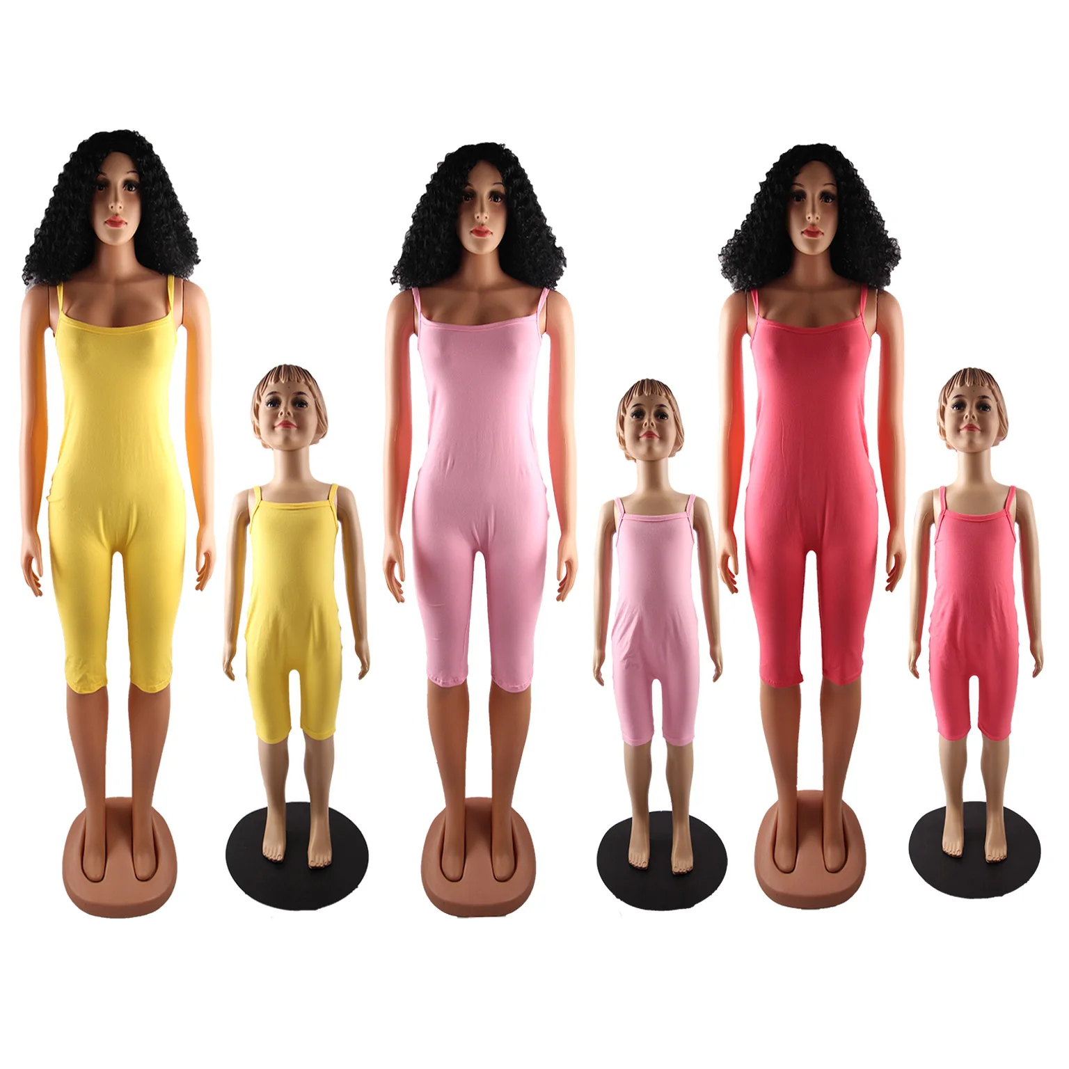 Mother And Daughter Family Parent-child Outfit Family Matching Clothes Bodysuit Outfit For Women And Girl