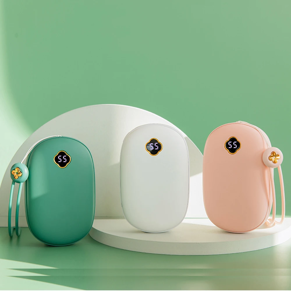 New Arrivals Korea winter USB Rechargeable cute mini pocket Hand Warmer portable 10000mAh electric power bank hand warmer