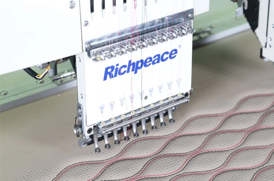 Richpeace Automatic Perforation + Sewing + Embroidery machine