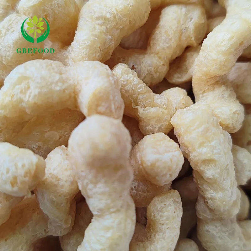 Best-selling TVP noodles low fat Spicy Snack food HALAL Soy Protein vegetarian food MUI textured vegetable protein