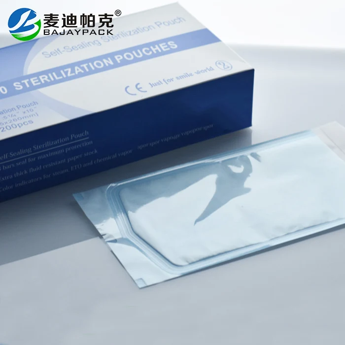 Medical Grade Self Sealing Dental Equipment Packaging - Steam Eto Self Sealing Sterilization Bags