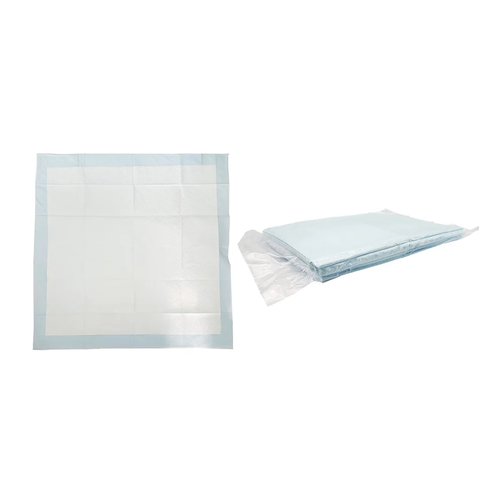 36*36 Inch Blue Incontinence Fluff Bed Pad Hospital Underpads Disposable Adult