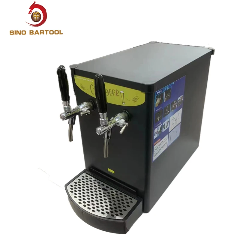 Foaming Door Beer Bar Fridge Upright Chiller Beer Display Fridge with Tap super deluxe keg fridge