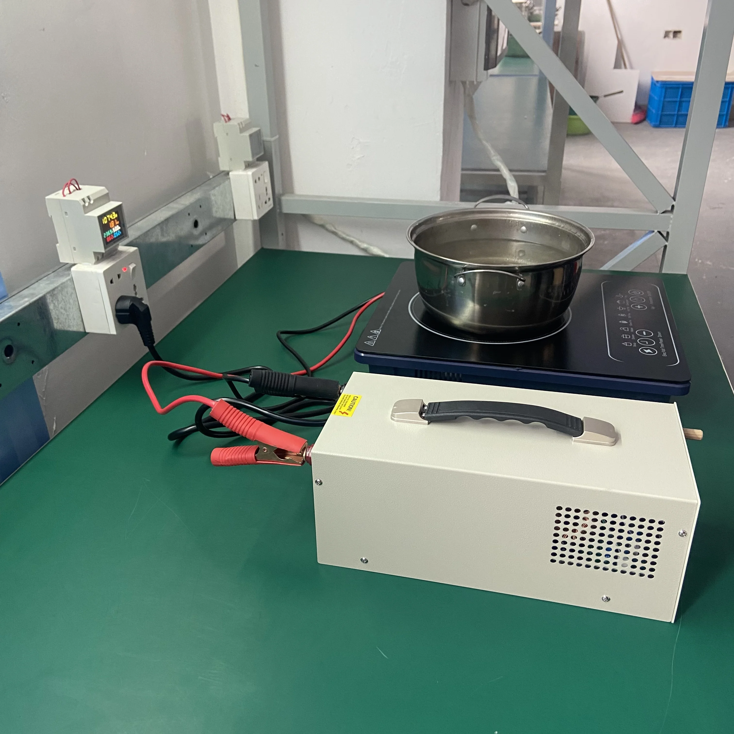 New Single Battery Powered Electric Commercial Solar DC 24V/48V Induction  Cooker Smart Hot Pot Stove