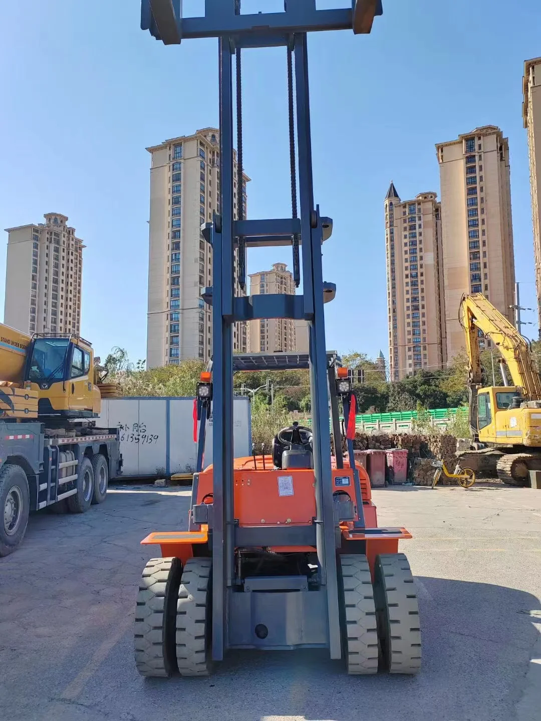 9.8 Ton China Brand JAC CPCD80 Used Forklift Truck