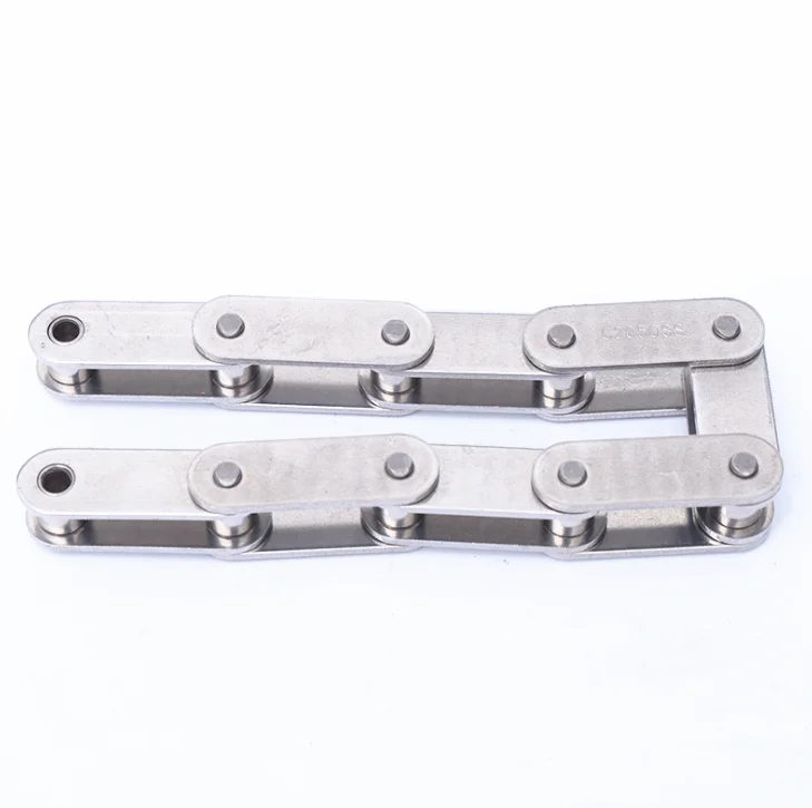 Best quality double pitch conveyor roller chain attachments C2080 for transmission