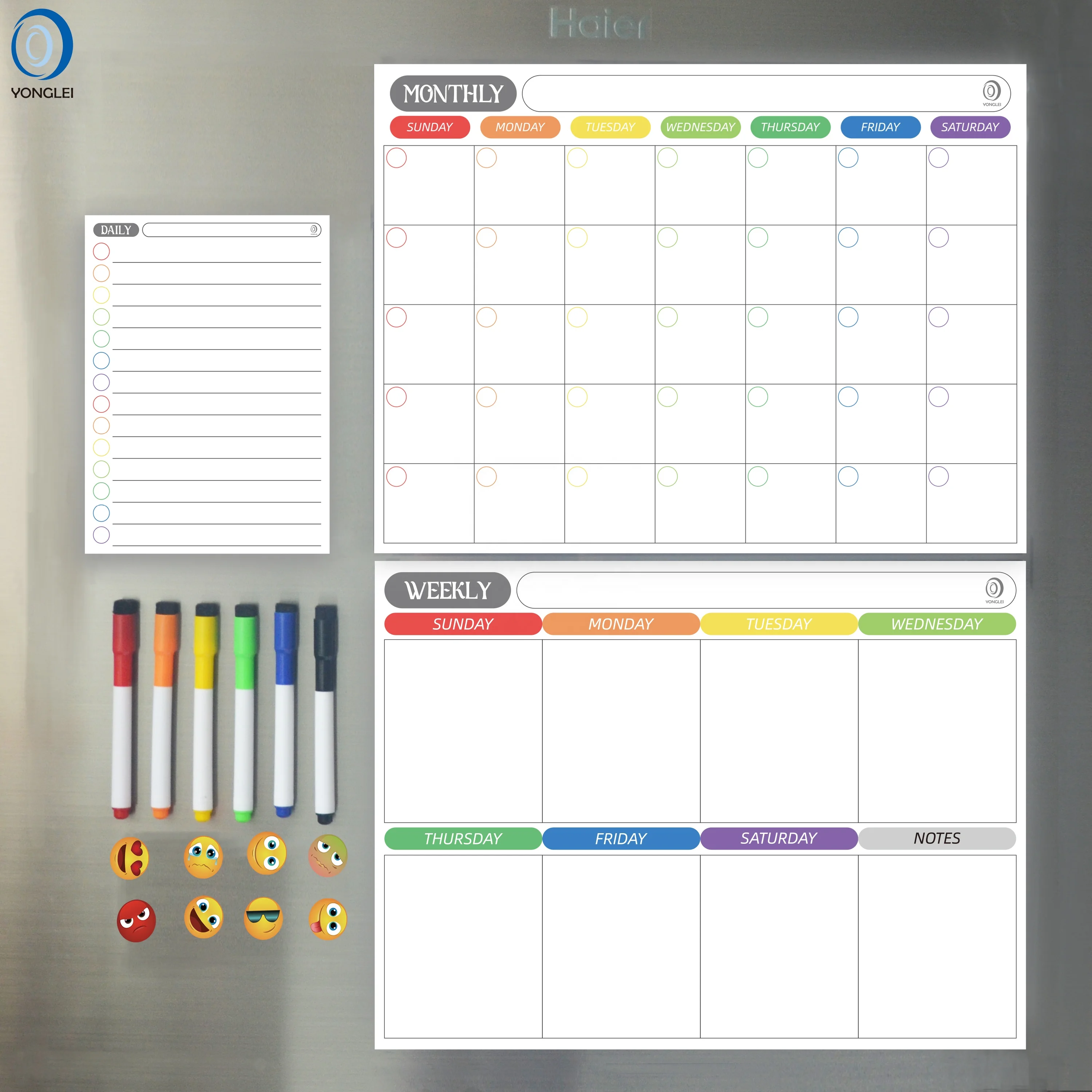 
10.4P-6 Nanotechnology dry erase custom magnet calendar magnetic calendar fridge calendar magnets 