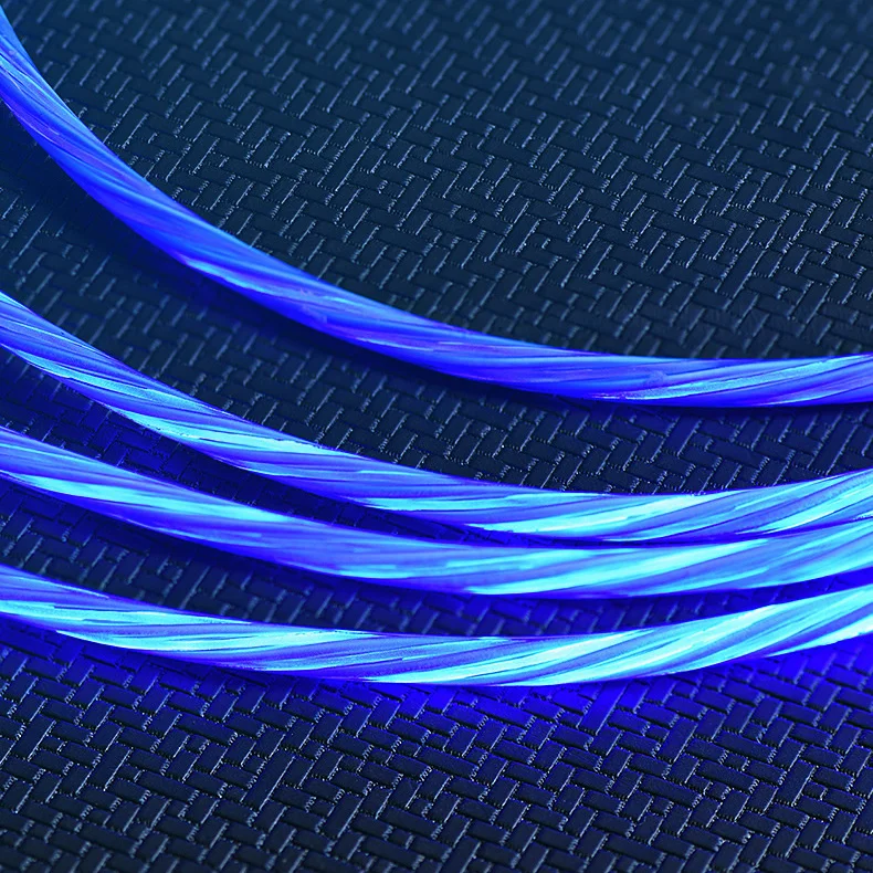 Светящийся 60 Вт USB-кабель для быстрой зарядки