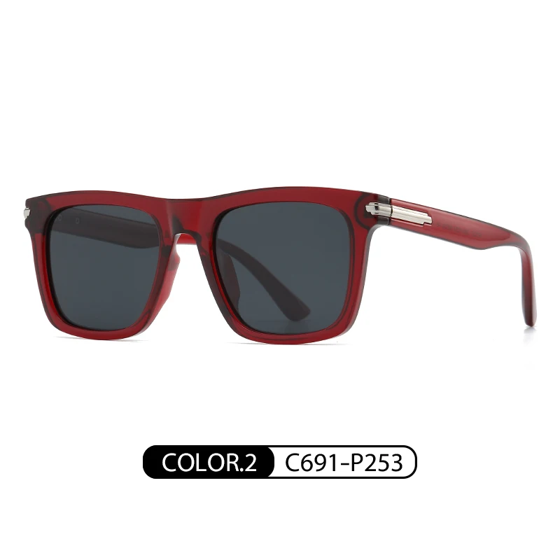 Square Driver Sunglasses Anti-UV Sunglasses Polarized Sunglasses Men and Women Sports