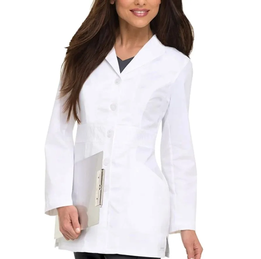 Manufactures Staff Uniform Premium Quality Customized Fashionable Full Length Fashionable White Lab Coat