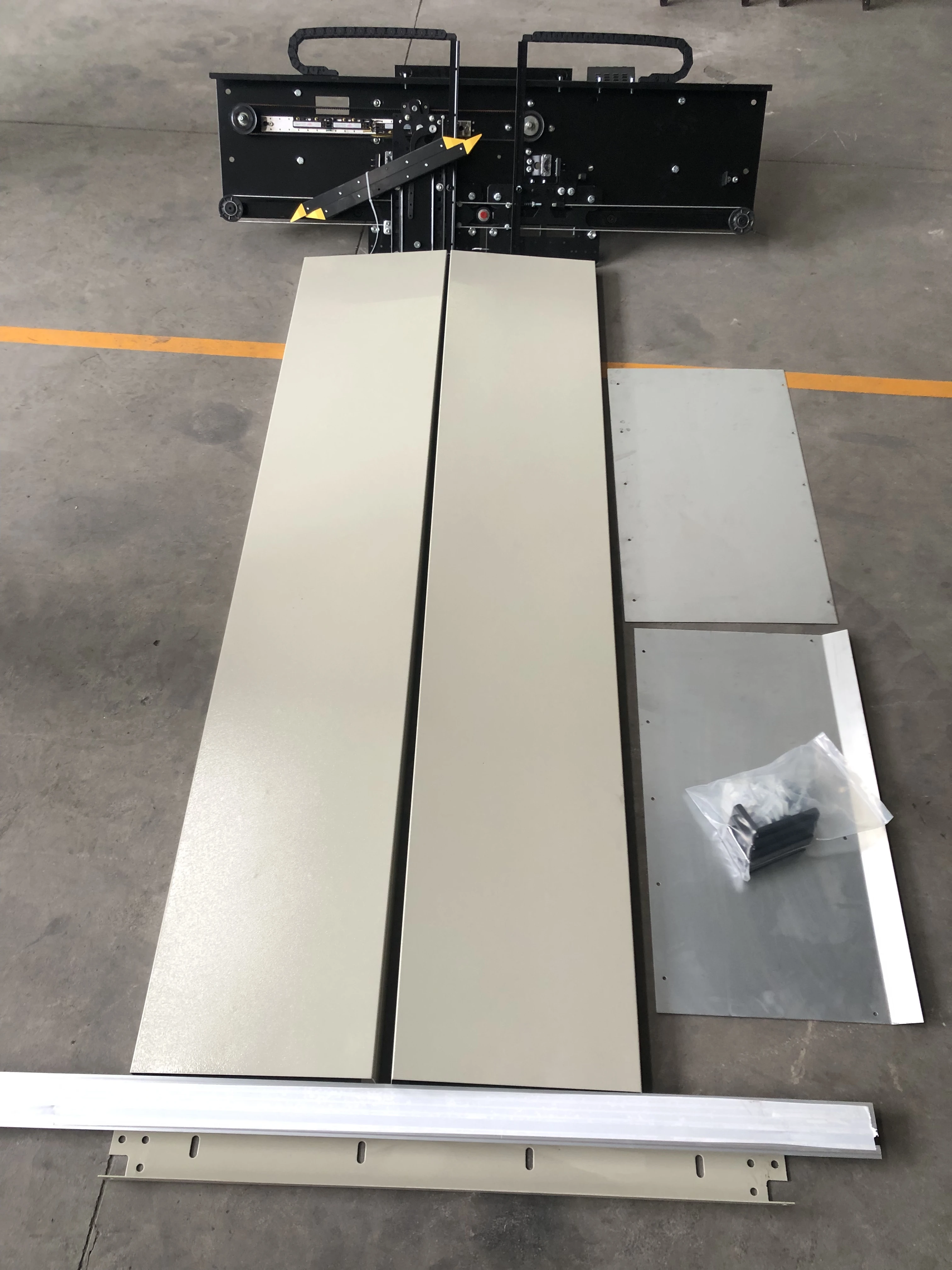 Zowee 700mm 800mm complete set elevator cabin door for hotel elevator elevator Interior door automatic car door