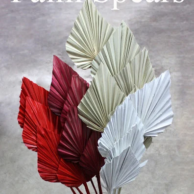 Boho Wedding Decor Natural Flower Plant Preserved Large Tropical Dry Palm Spears Fan Leaf Bleach White Small Dried Palm Leaves