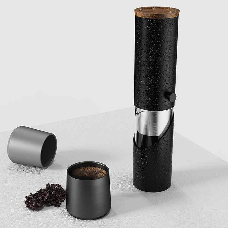 DHPO Food-Grade Adjustable Valve Coffee Pot High-Quality 304SLS & Glass Body Cold Brew Coffee Maker with 300mesh Filter