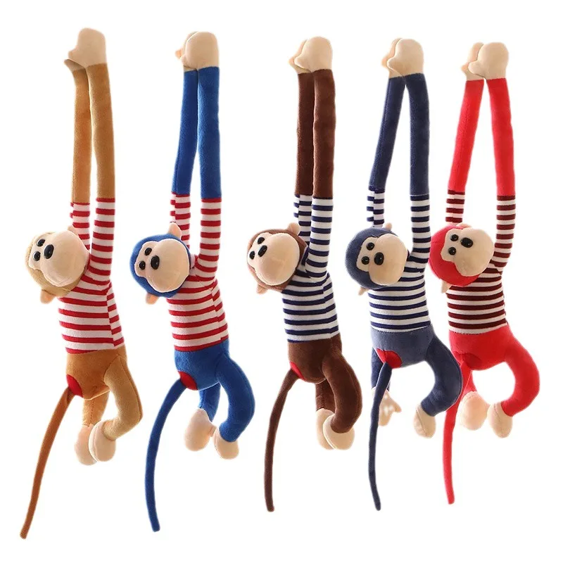 Kawaii Long Arms Monkey Plush Toy Newborn Toy Animal Monkey Stuffed Plush Toy for Baby Gifts