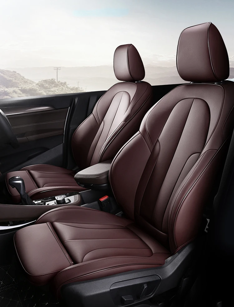 luxury leather car seat leather cover for BMW X1 customize