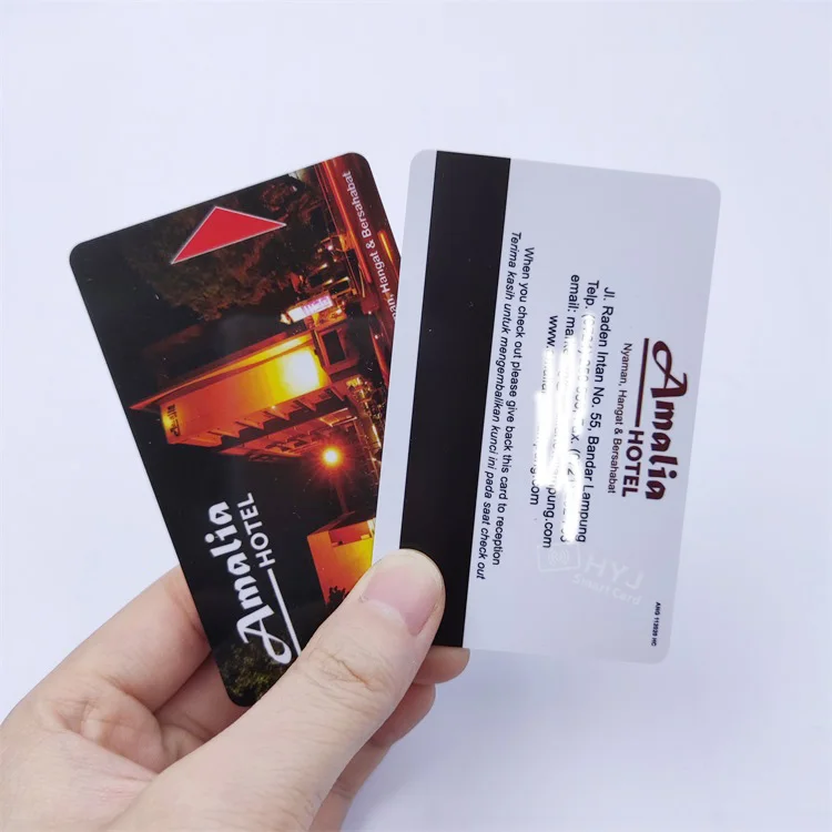 customized design plastic glossy overlay magnetic membership card  print number variable gift cards
