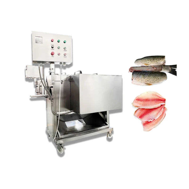 AICN sardine  catfish red snapper tuna Salmon cod Tilapia Automatic Desk top kill small fish opening machine fish filetting