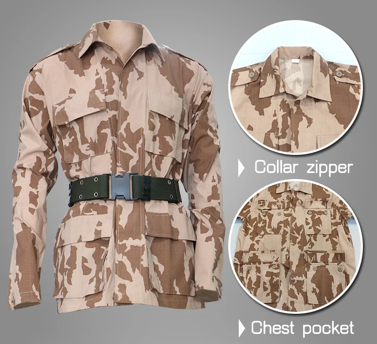 Desert Camouflage Printed Fabric For BDU Combat Uniform