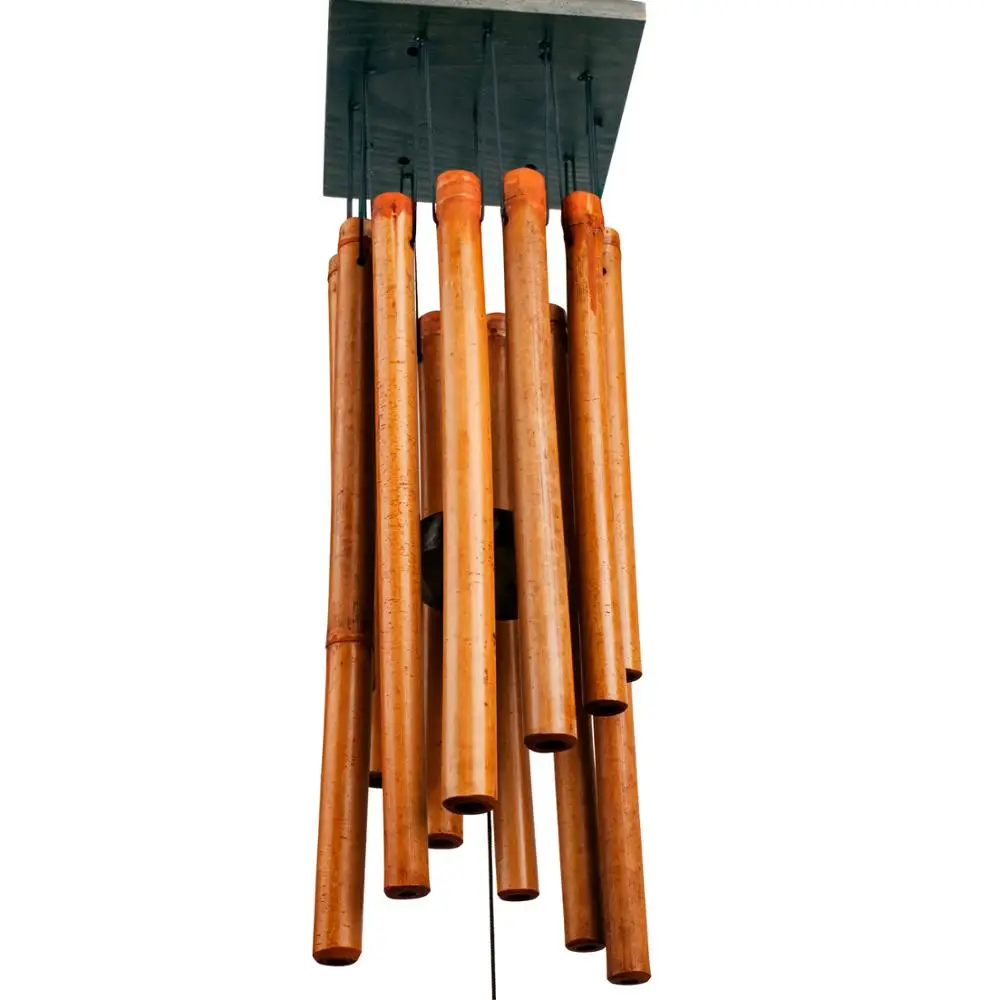 
Bamboo Wood Birds house Wind Chimes Indoor Outdoor Bell Traditional Handmade Windchime Tuned Chime Wholesale OEM Customize LOGO 