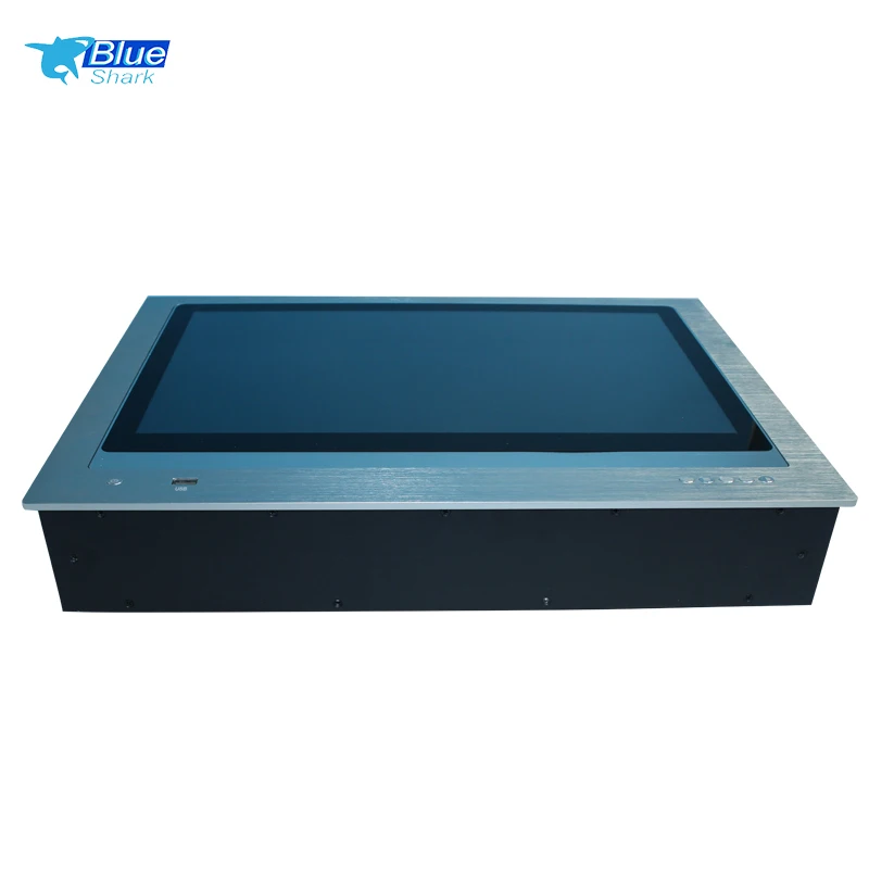 New design  touch screen motorized Hidden Desk Lcd Monitor Lift Flip Up Monitor Lift Desktop Computer for Government table