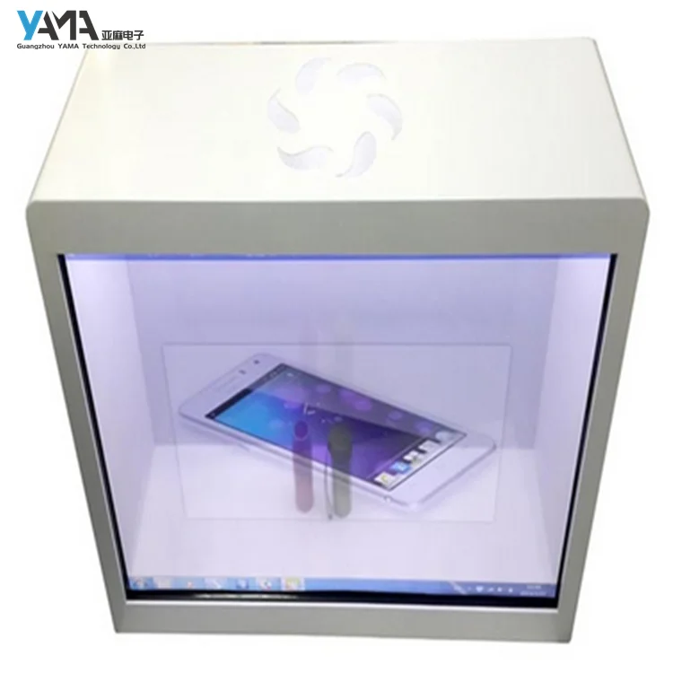 digital signage and displays see through transparent LCD advertising display box