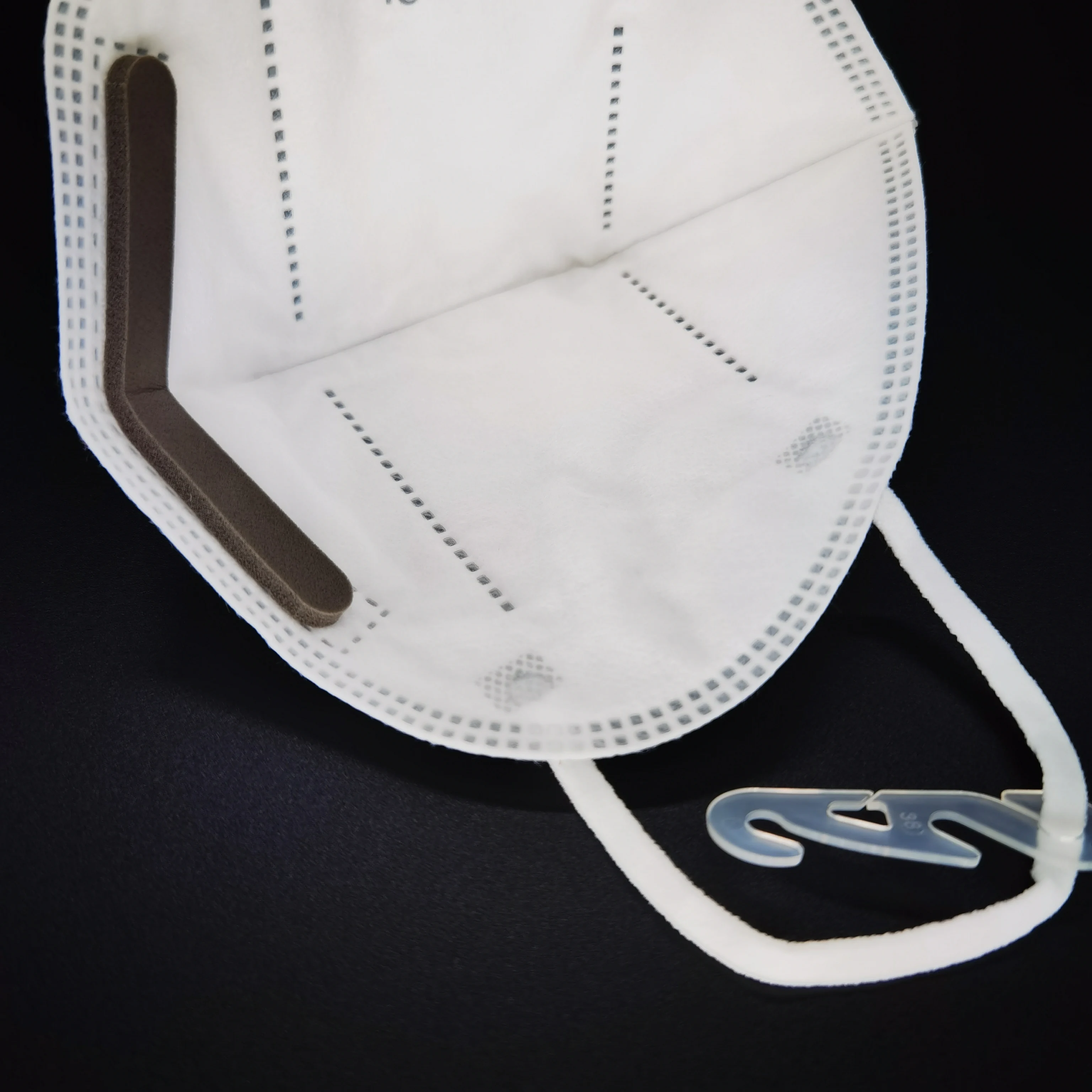 FFP2 высокого качества респиратор 5 слойные складные нетканые Kn95 маска для лица на ушных петлях