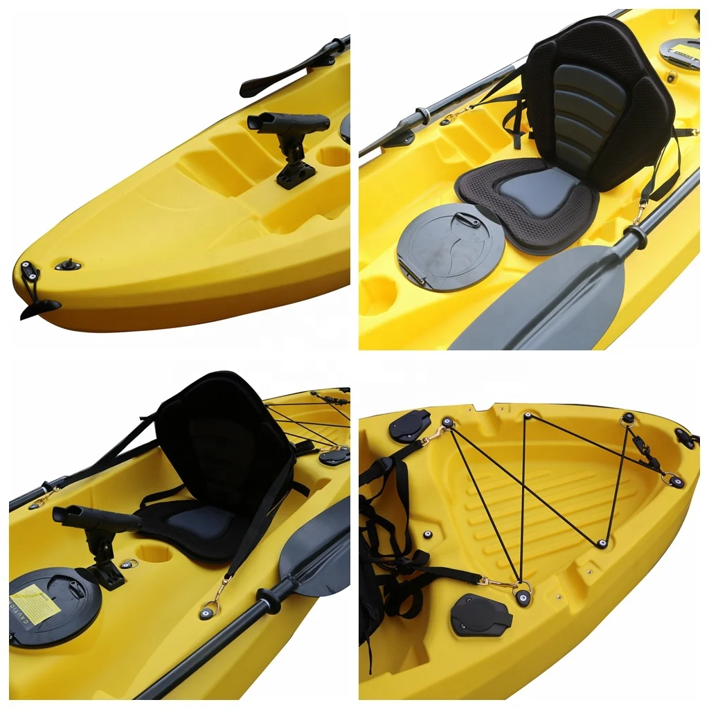 Vicking stable family recreational kayak/canoe sit in touring tandem fishing kayak for 3 people