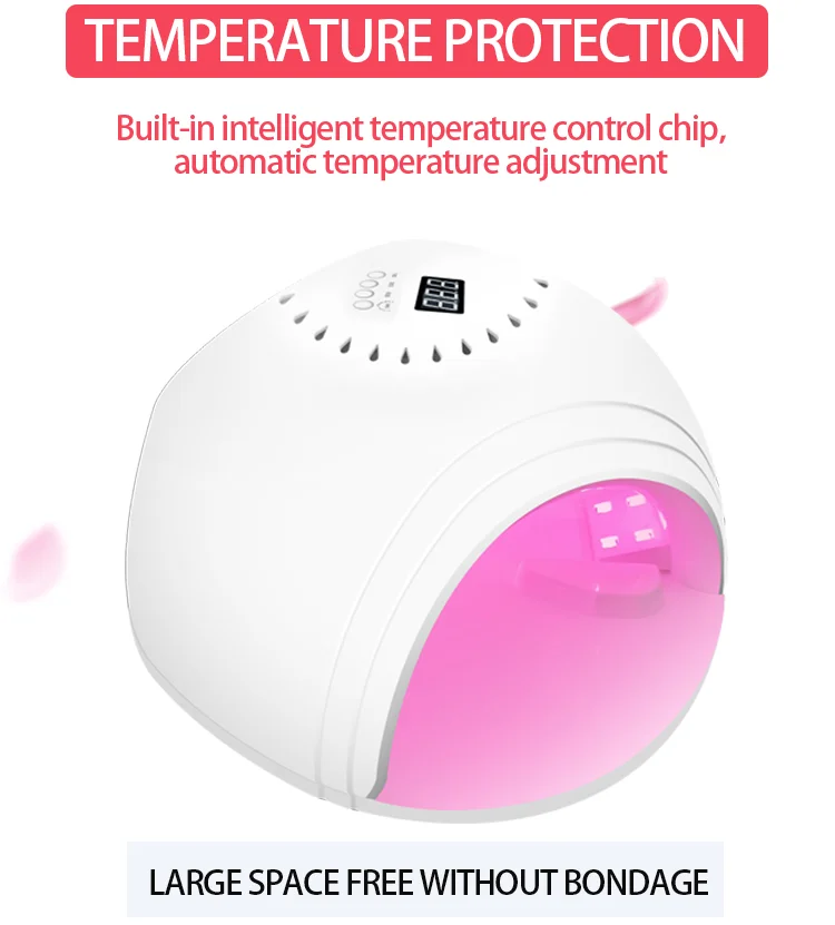 
2020 High Power SUN 86 W SUN+LED UV nail Lamp LED Gel Fast Curing 