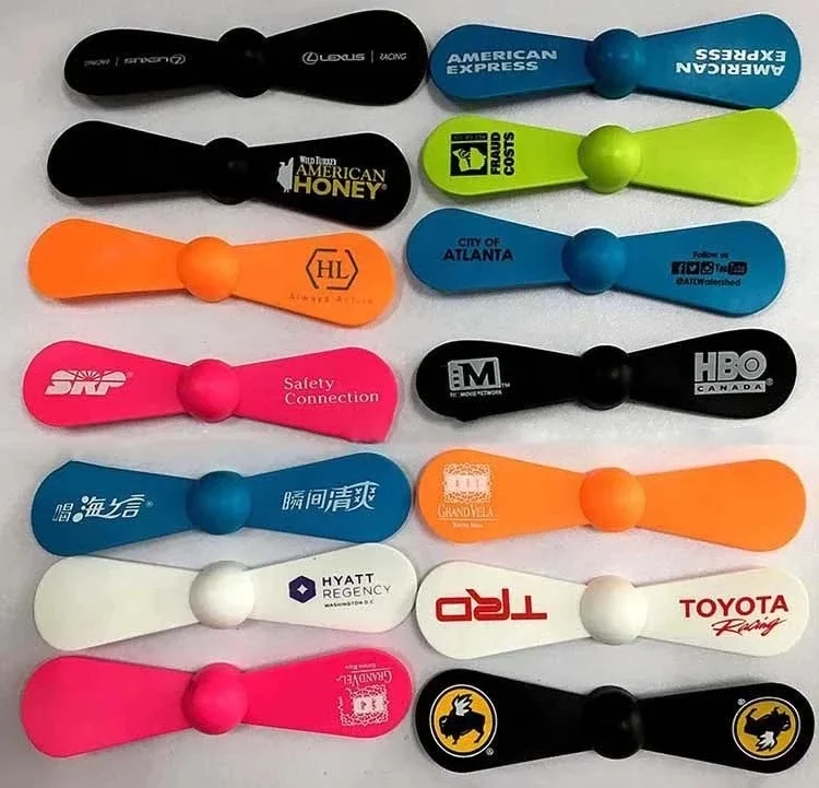 3 in 1 USB mini Fan Custom Logo Promotional Gifts Portable Phone Fan for iPhone Android mobile phones