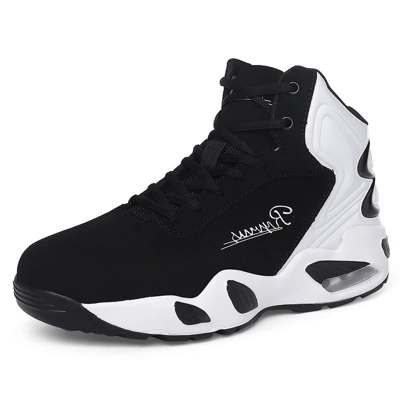
Air outsole mens basketball shoes high top sport shoes for boy and girl 