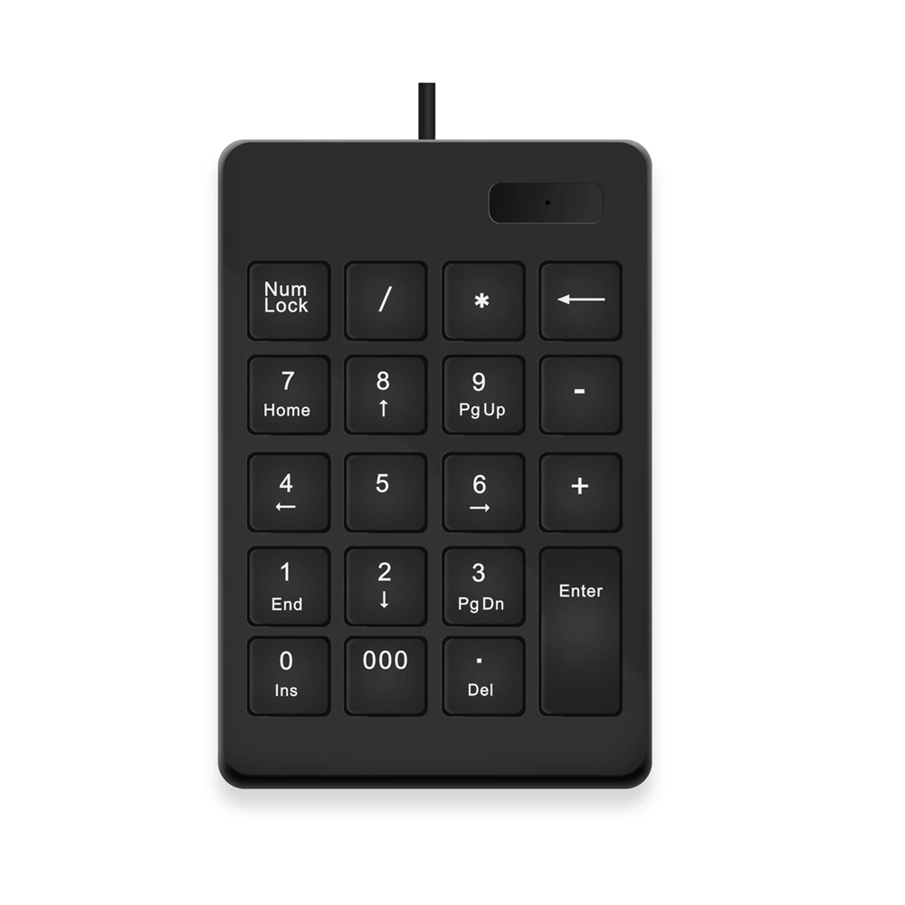 Factory Direct Sales USB Numeric Keypad 20 Key Number Keypad Keyboard for Laptop PC Computer Notebook
