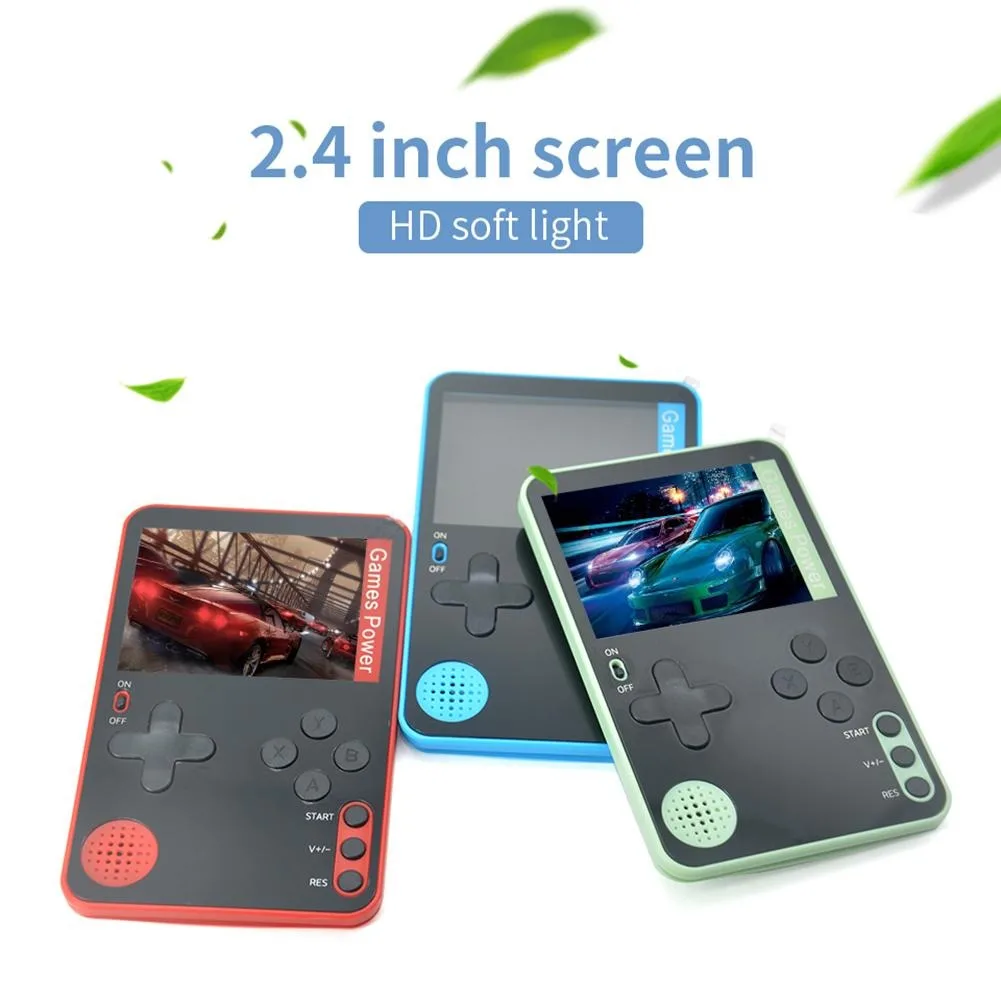 Best Christmas Gift 2.4 inch Led Screen 500 in 1 Ultrathin 6.5mm Retro Mini Portable K10 Console Game For Kids, Adults