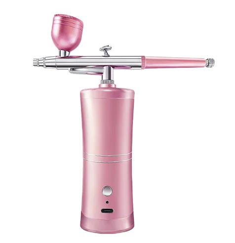 Barber Tattoos Tool Airbrush Barberia Portable USB Rechargeable Spray gun Hair Art Wireless Kit Compressor Airbrush
