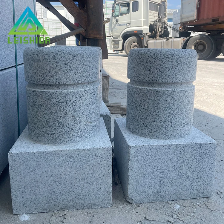 Outdoor Granite Table and Chair Set Nature Stone Garden Furniture Waterproof