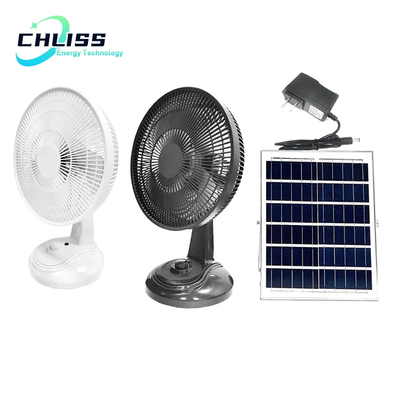 Chliss 8 inch 12 inch 16 inch customizable 300a solar power rechargeable fans for home price