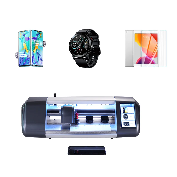 One-button operation smart protective film cutter plotter for any mobile models