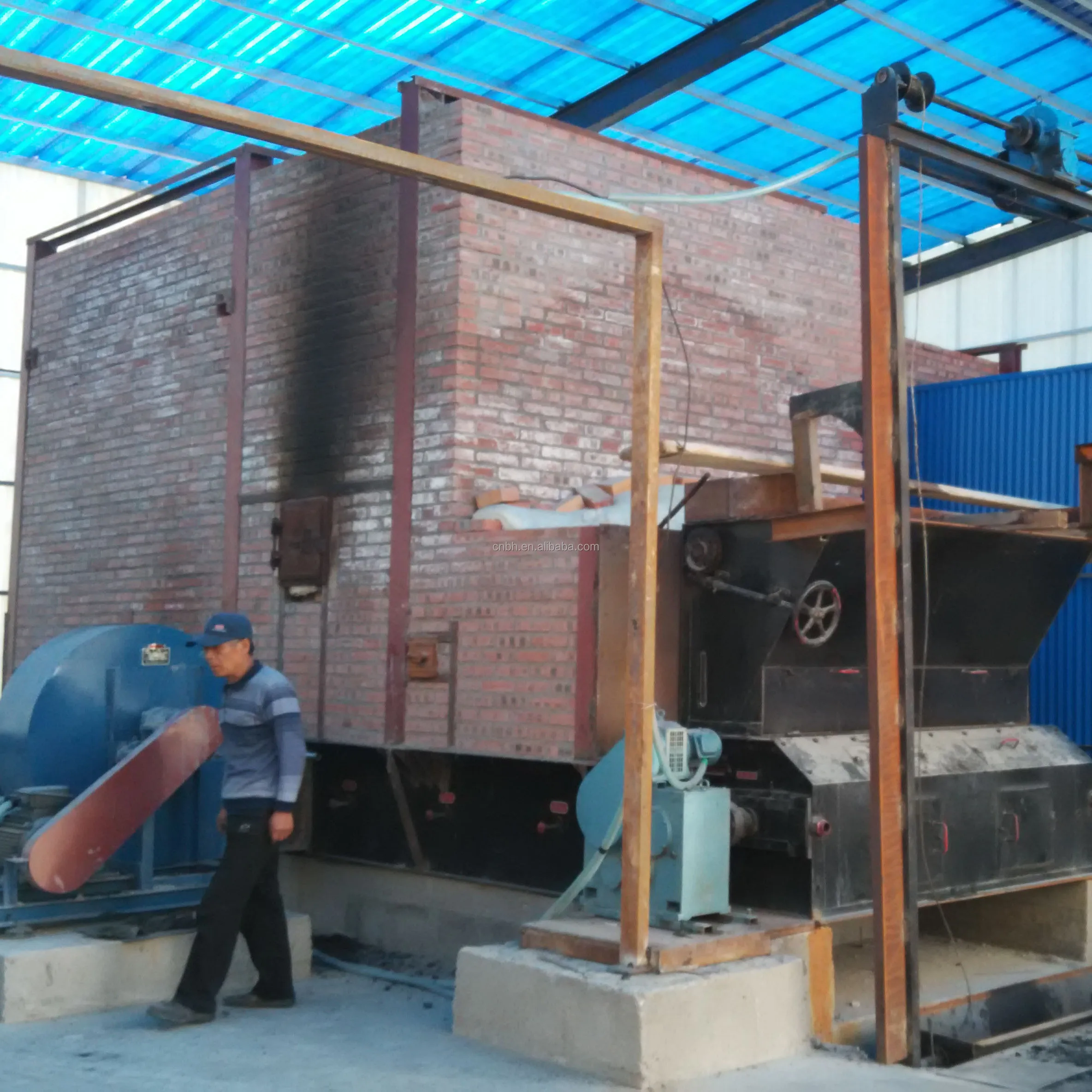 
Industrial hot air furnace for Indonesia china clay kaolin drying production 