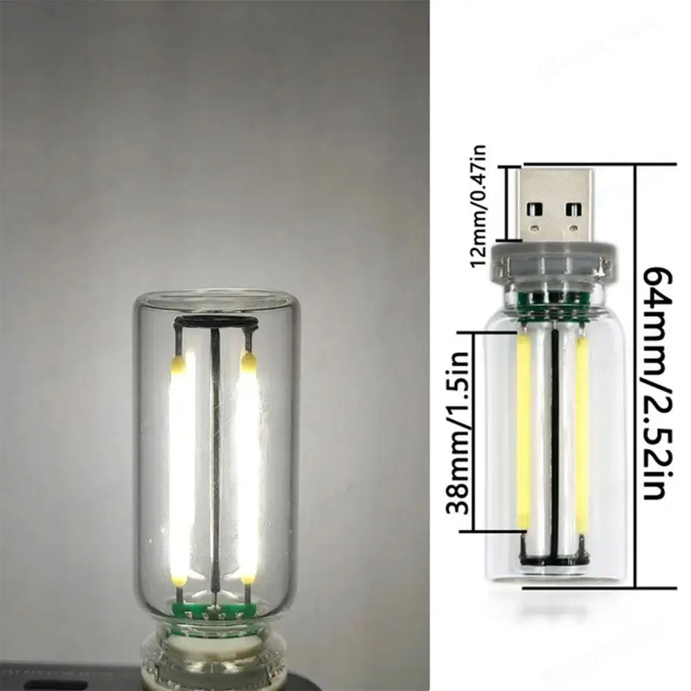 Shopify Sourcing Agent 2024 Portable USB Touch Control LED Night Light Atmosphere Mini Light Bulb For Car Bedroom