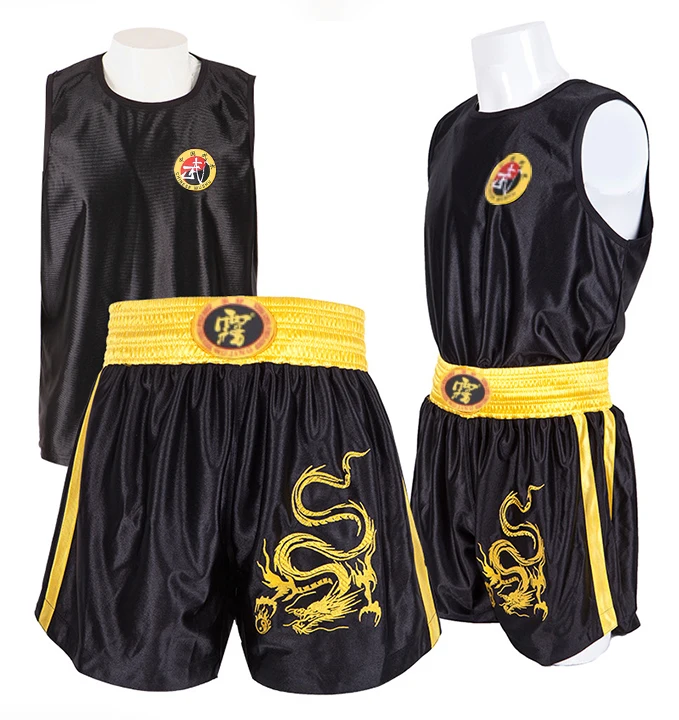Lightweight  Breathable Professional Sanda Uniform for Men and Women Durable Martial Arts Training Suit With Dragon