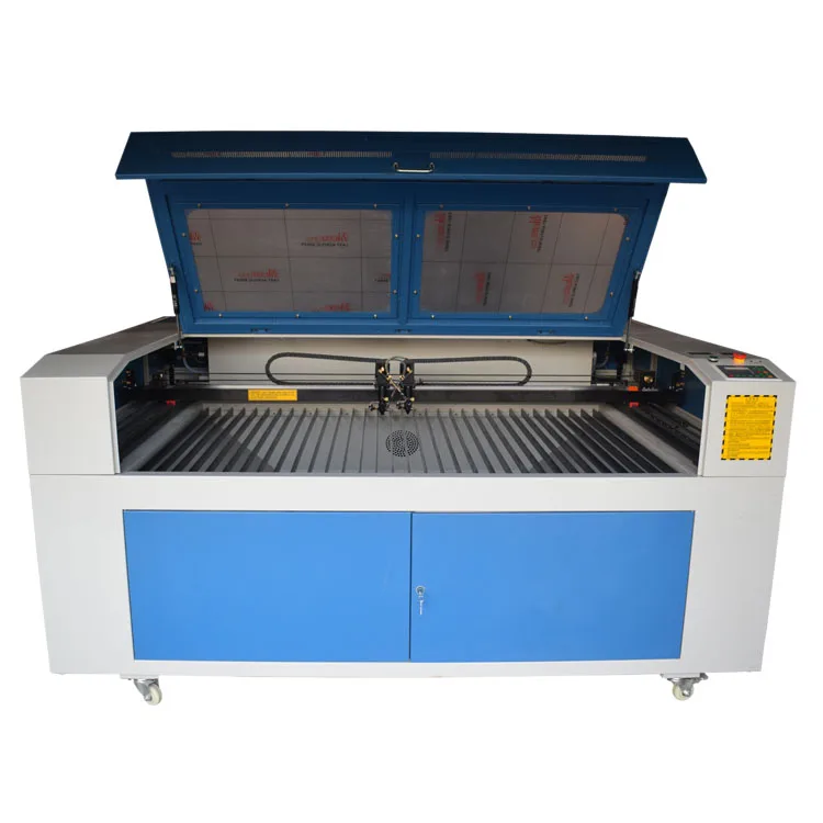 New arrival 1610 laser cutting machine two heads 150w co2 laser cutter for sale