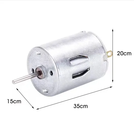 Shengma DC Motor 3V 16800RPM 1.25A Electric Motor Round Shaft for RC Boat Model DIY Hobby