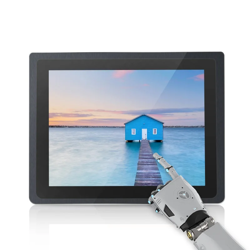 USB Interface 17 Inch Touch Screen Monitor PC Touch Capacitive Panel LCD Display for Industry