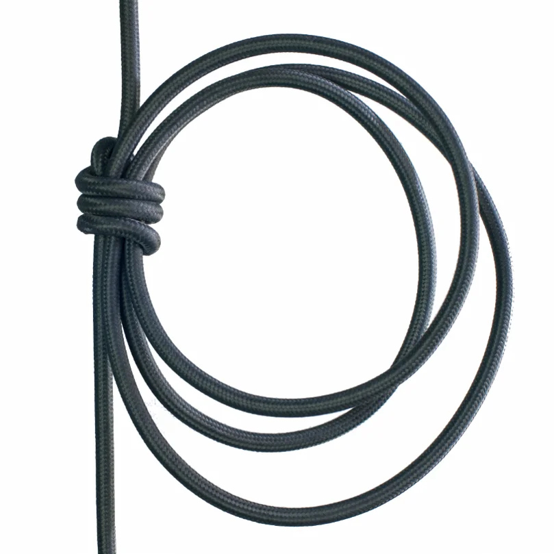 High Quality Retro Round Braided Cable Wire 2*0.75m² Textile Wire For Lighting Fixture Decorative  Accessories
