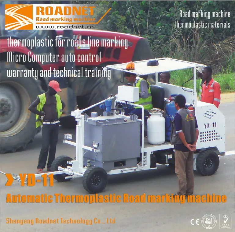 Automotive thermoplastic road marking machine
