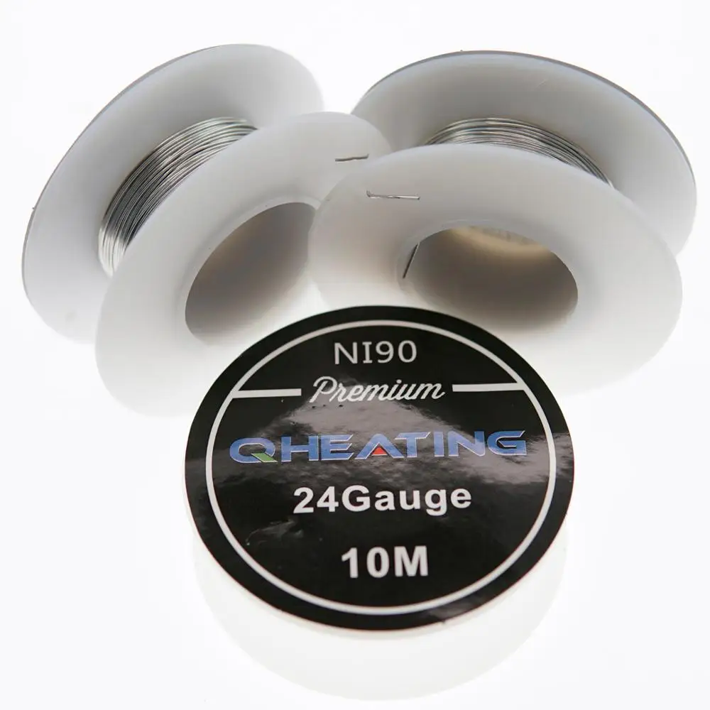 
Hot selling in the market Huge Vape Heating wire Ni90 round heating wire 24ga fused clapton for rda 