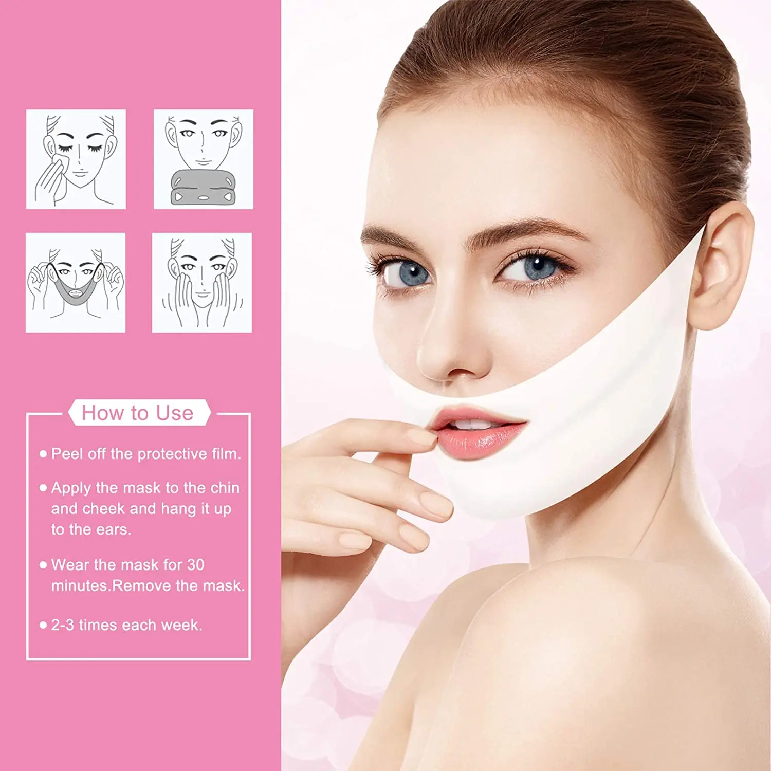 New products quality skin care v shape gel facial face care