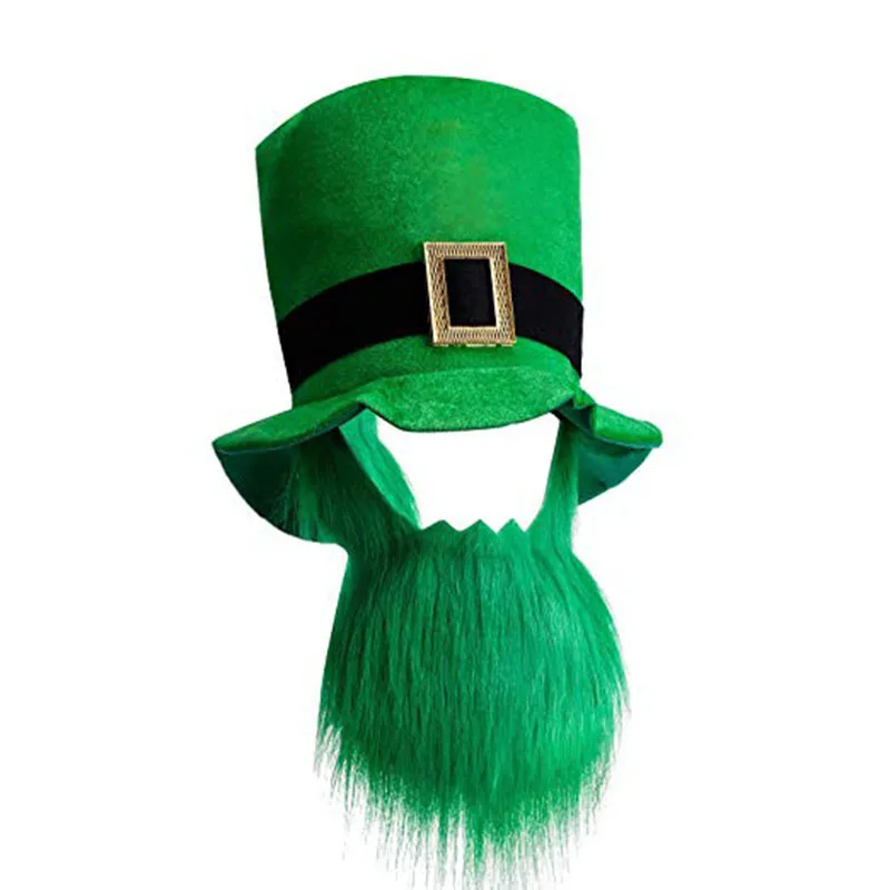 Ирландская шамповая Карнавальная борода, Ирландская Праздничная шляпа Св. Патрика, лидер продаж, украшение