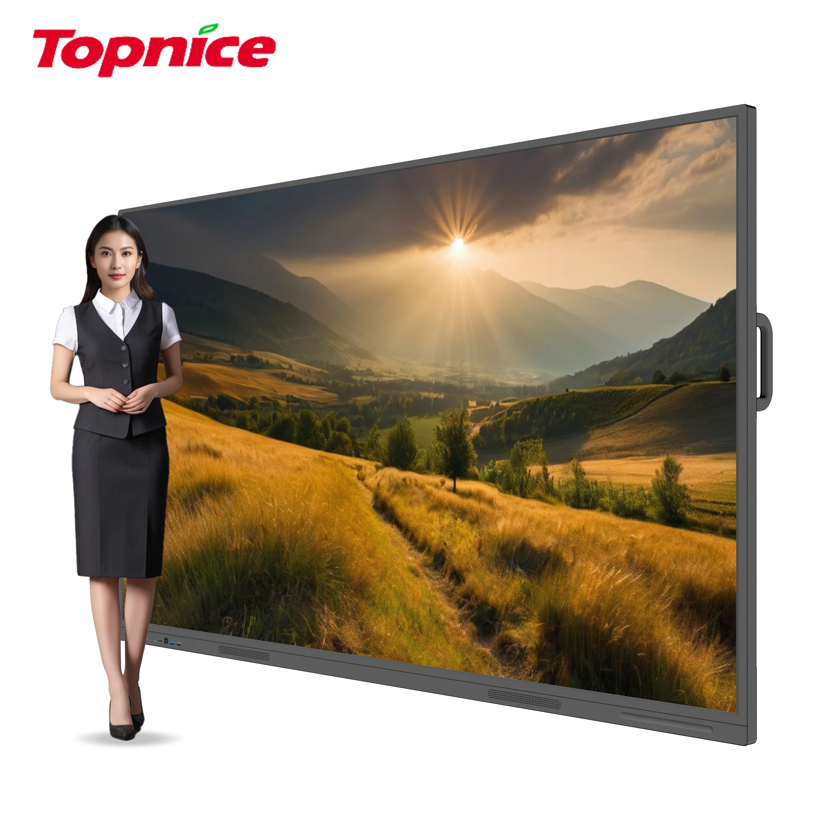Интерактивная доска Topnice с интерактивным дисплеем для конференц-зала