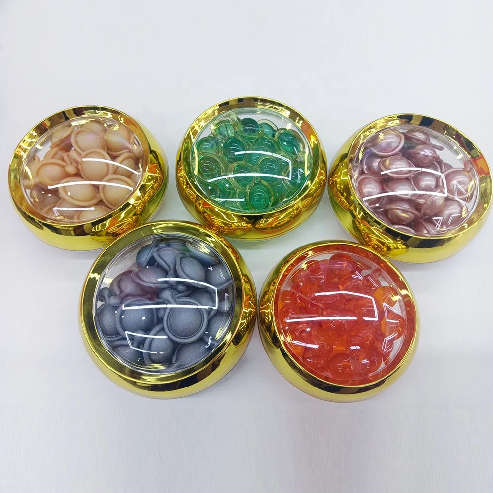 Оптовая продажа уход за кожей отбеливающая Антивозрастная гиалуроновая кислота капсулы с витамином С сыворотка для лица